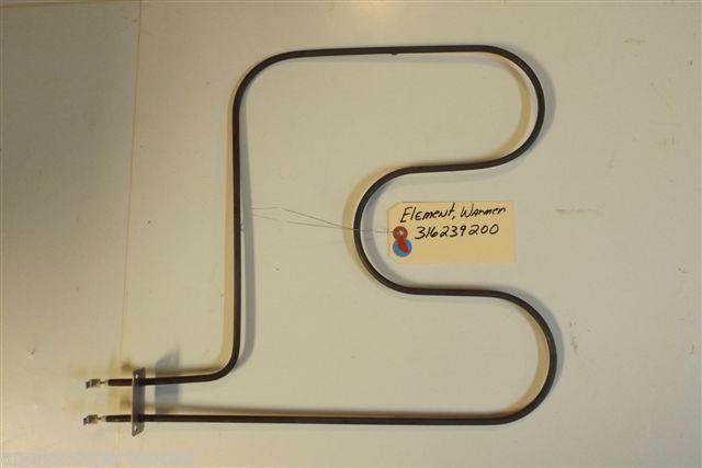 FRIGIDAIRE STOVE 316239200 Element,warmer USED FRIGIDAIRE STOVE 316239200 Element,warmer USED
